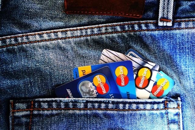 Credit Cards in the back pocket of jeans. Credit cards are not widely accepted in Siem Reap Cambodia, though in Phnom Penh they are more widespread