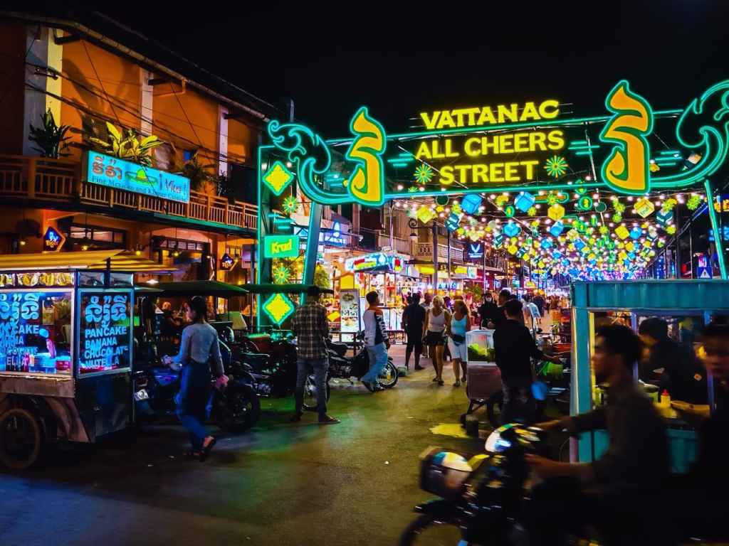 All Vattanac Cheers Pub Street Siem Reap Cambodia