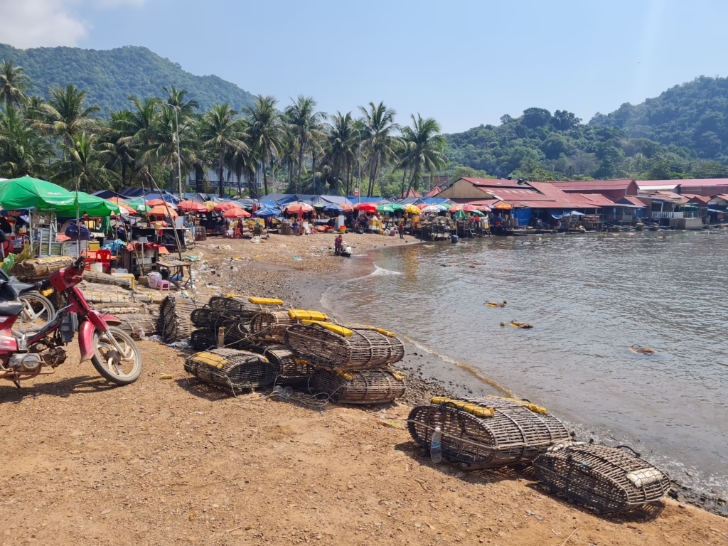 Kep Crab Market at Krong Kep Cambodia