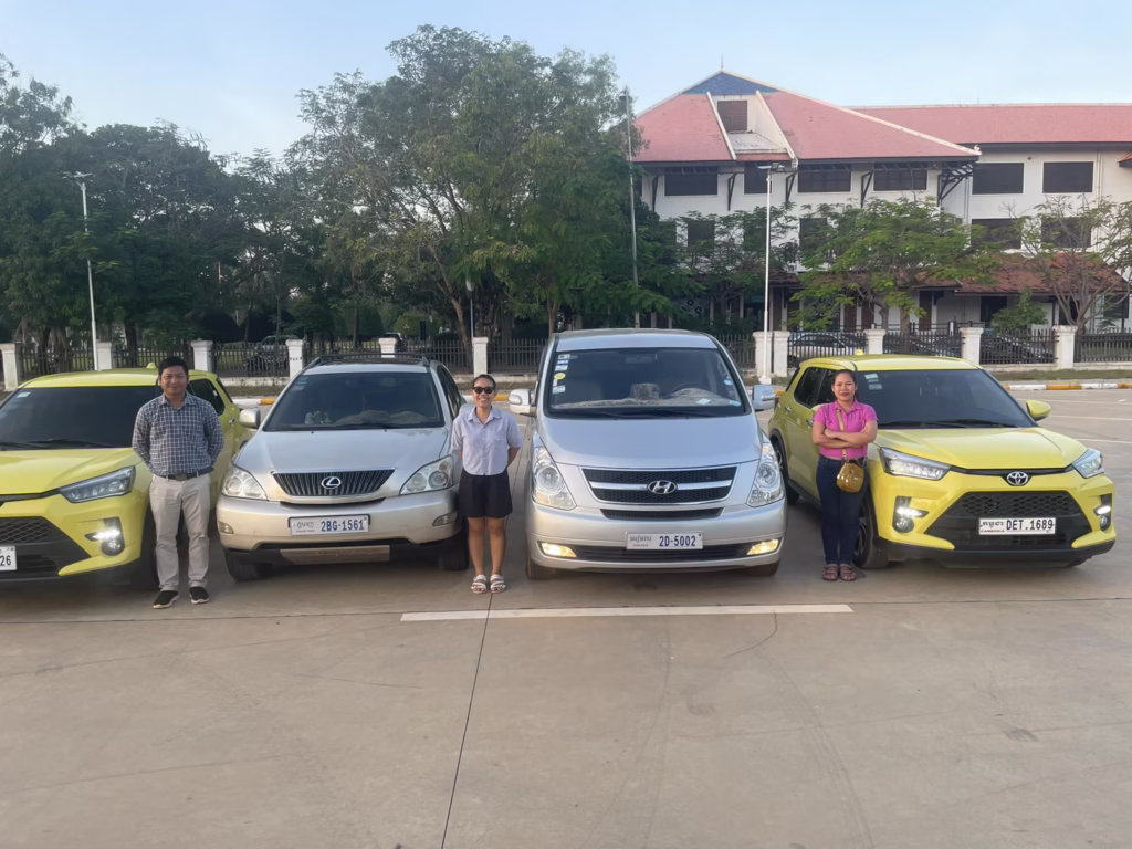 Siem Reap Yellow Cab Taxi transfer from Siem Reap Airport