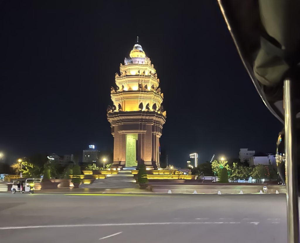 Royal Independence Monument in Phnom Penh Cambodia