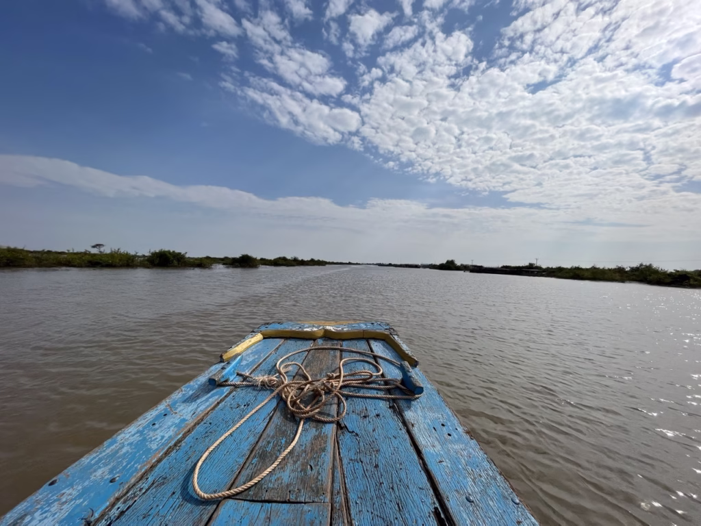 Boat trip on the Tonle Sap Lake Siem Reap Cambodia