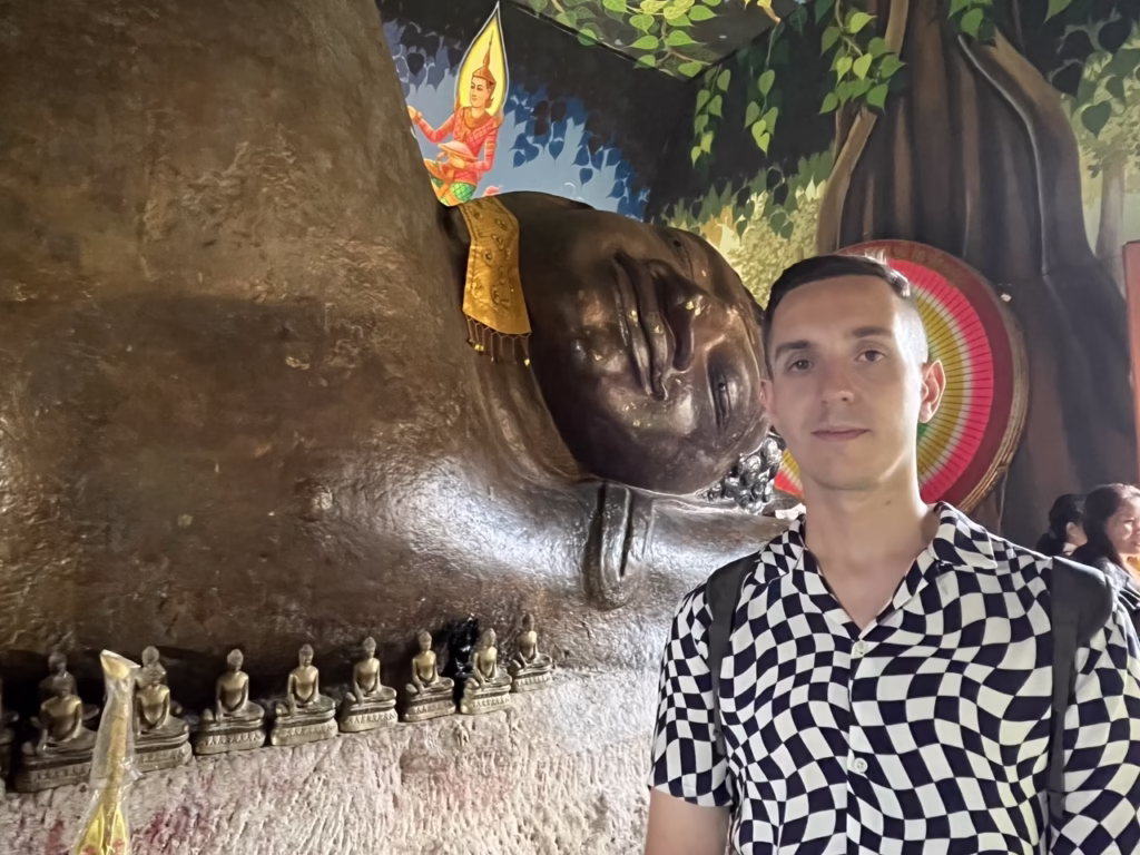 Laying Buddha at Preah Ang Thom Pagoda Siem Reap