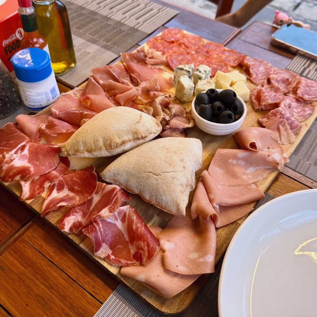 Meat platter at Da Stefano Siem Reap Cambodia