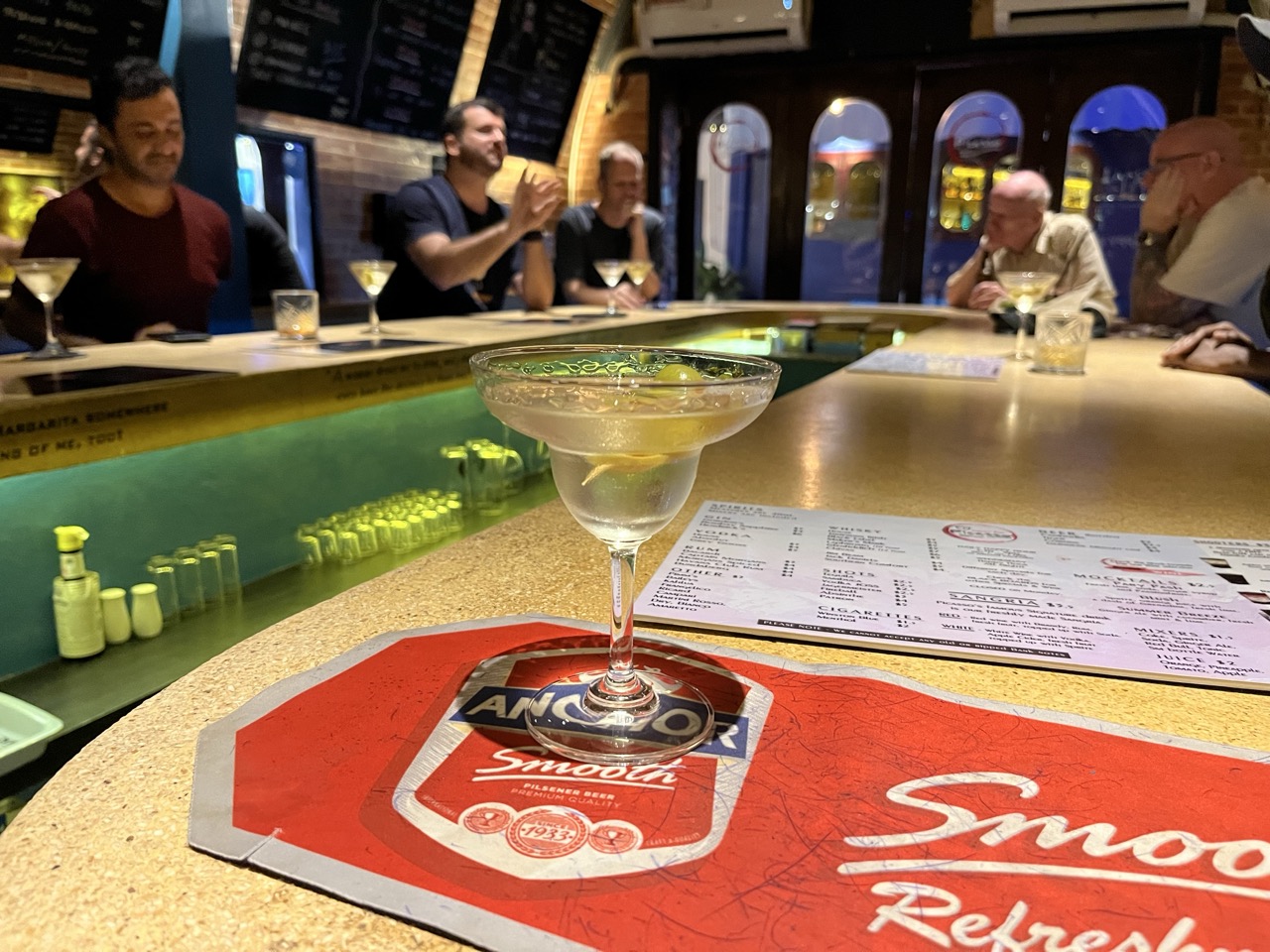 Martini at Picasso cocktail bar in Siem Reap